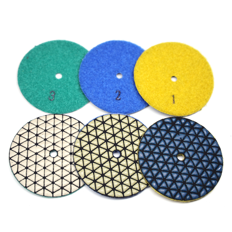 3-этапные полировальные диски для сухой полировки