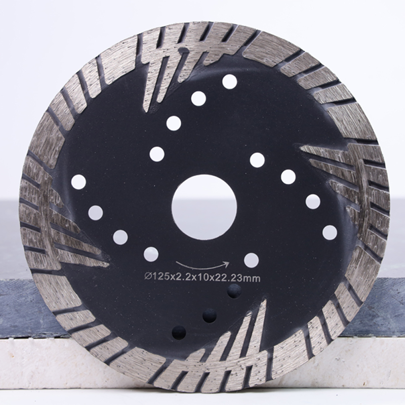 Алмазный пильный диск Turbo с непрерывным ободом для гранита