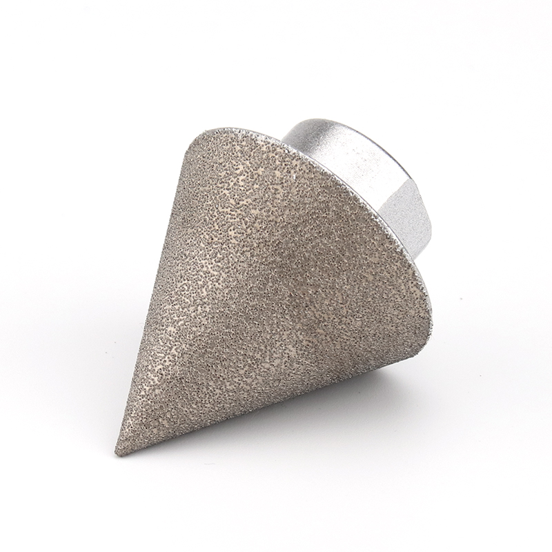 Алмазный фрезерный конус для снятия фаски по стеклу, фарфору, натуральному камню